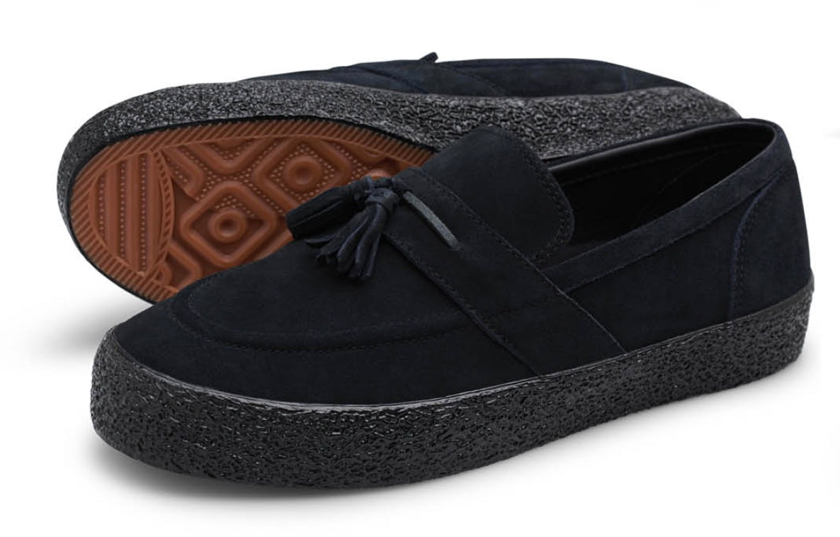 The new Last Resort AB VM 005 Loafer Suede Skate Shoe in Black