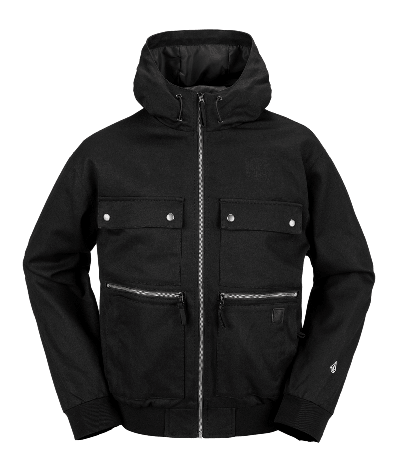 The Volcom Dustbox Snow Jacket in Black 2024 – M I L O S P O R T
