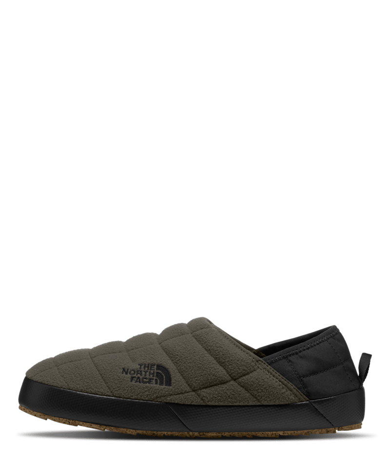 The North Face Mens ThermoBall Traction Mule V Denali Slipper in New Taupe Green and TNF Black