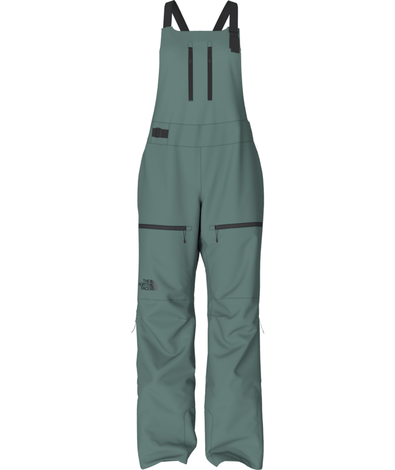 The North Face Womens Ceptor Bib Snow Pant in Dark Sage