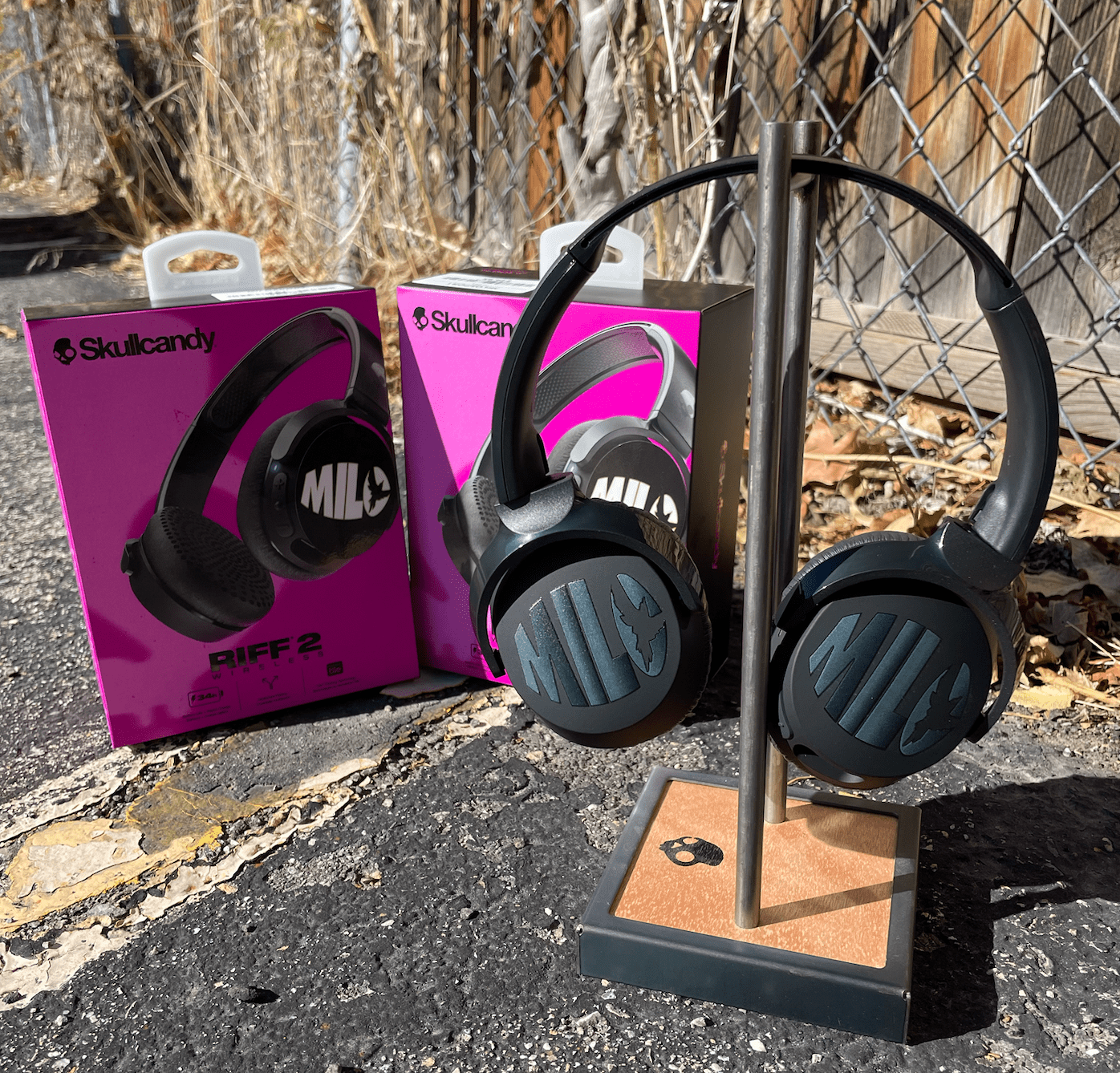 Milosport x Skullcandy Riff 2 Wireless Headphones in Black