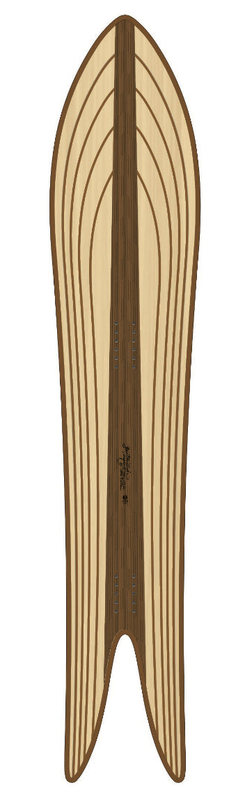 Gentemstick Super Fish Outline Core Snowboard 2025