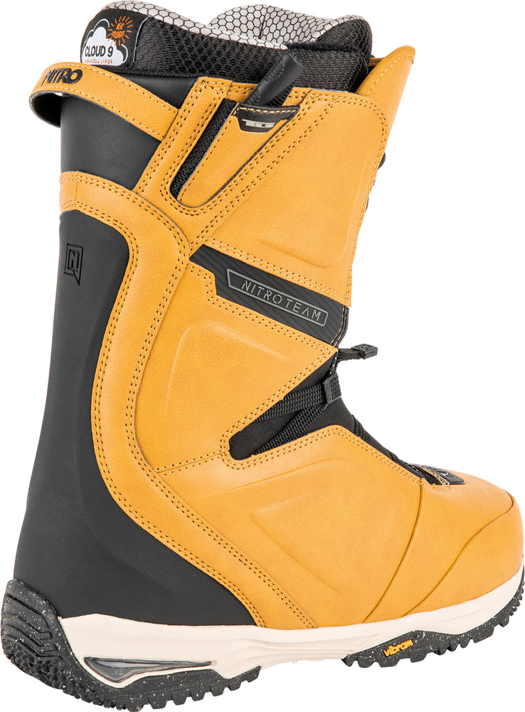 The Nitro Team TLS Snowboard Boots in Camel 2024 M I L O S P O R T