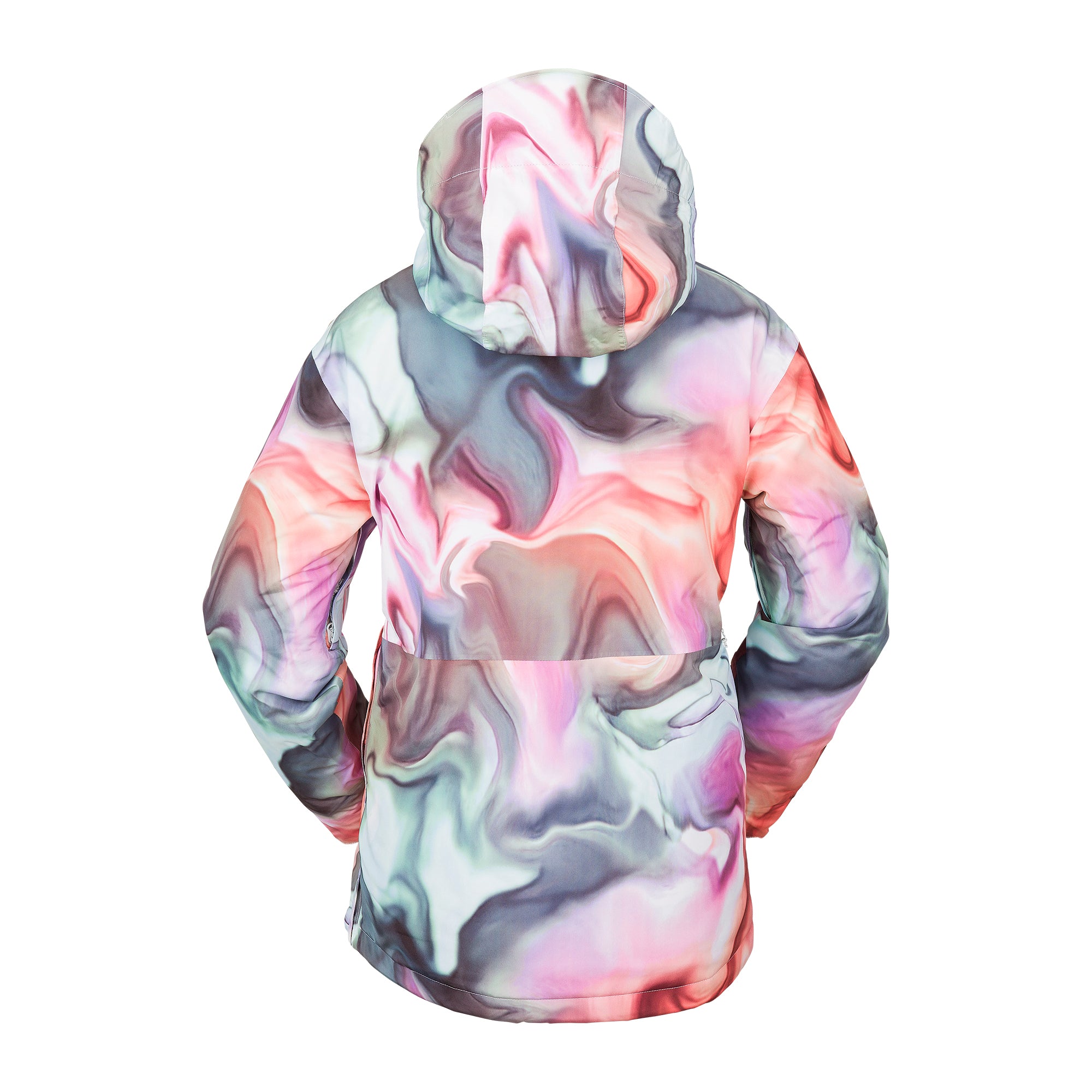 The Womens Volcom Fern Insulated Gore Pullover in Nebula Print