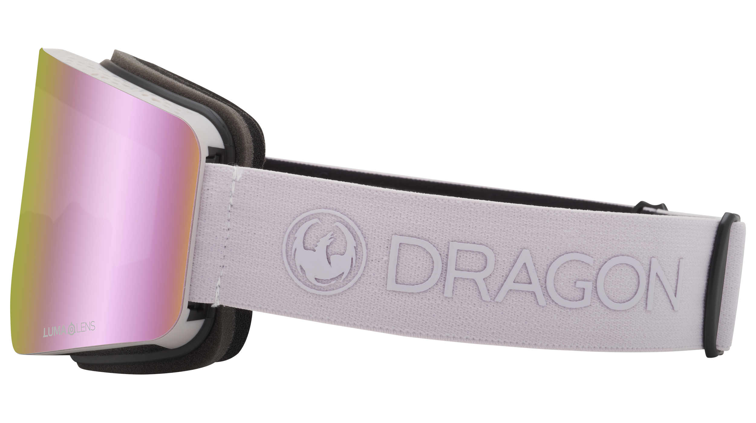 Dragon R1 OTG Snow Goggle in the Lilac Frames with a Lumalens Pink Ion Lens  with a Lumalens Dark Smoke Bonus Lens 2023