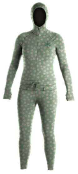 Airblaster Womens Classic Ninja Suit in Mint Daisy 2023