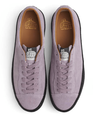 The Last Resort VM002 Suede Lo Skate Shoe in Lilac and Black