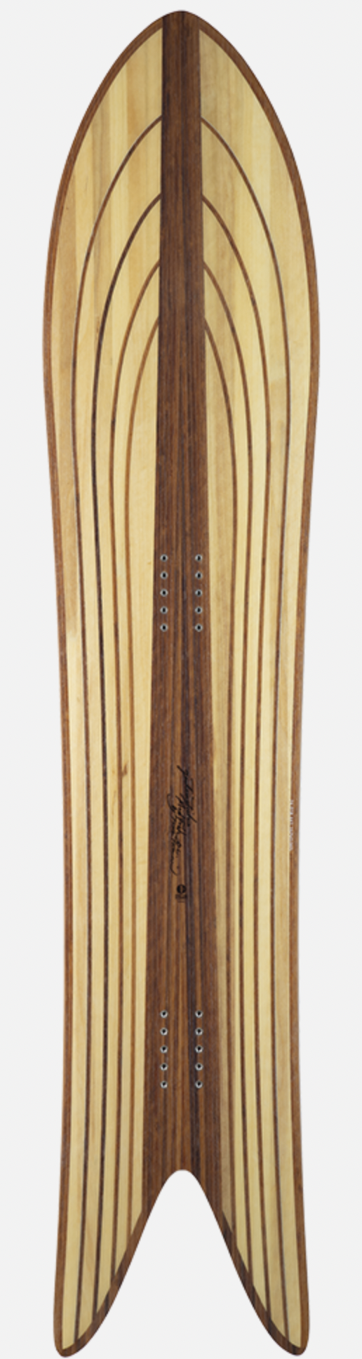 The Gentemstick Mid Fish Outline Core Snowboard 2024 