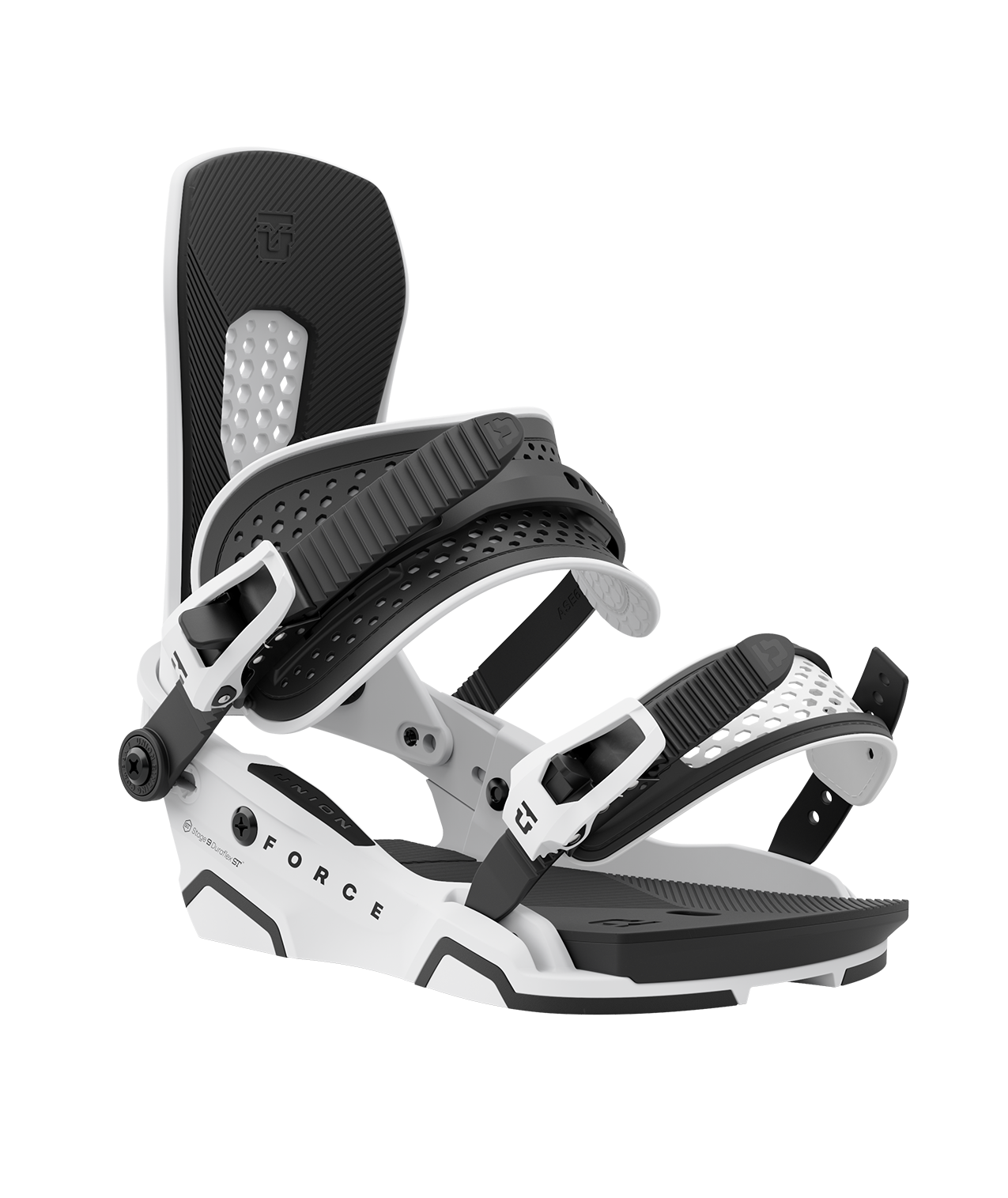 Union Force Snowboard Binding in White 2024