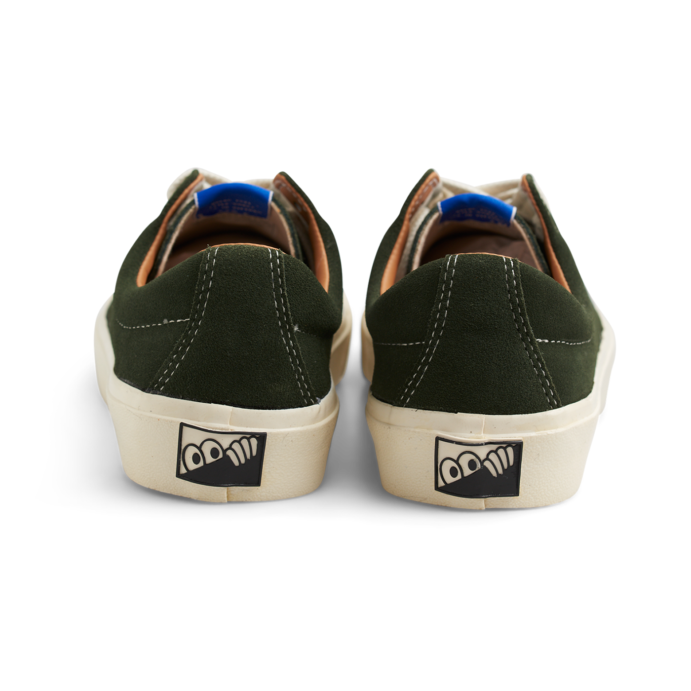 Last Resort AB VM003 Suede Lo Skate Shoe in Olive and White