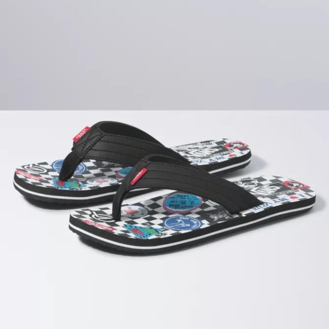 Vans t outlet street flip flops