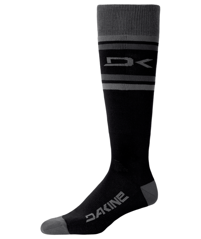 Dakine Mens Freeride Sock in Black Grey 2025