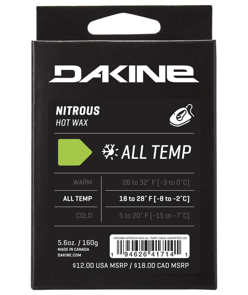 Dakine Nitrous All Temp Wax 160 Gram in Assorted 2025