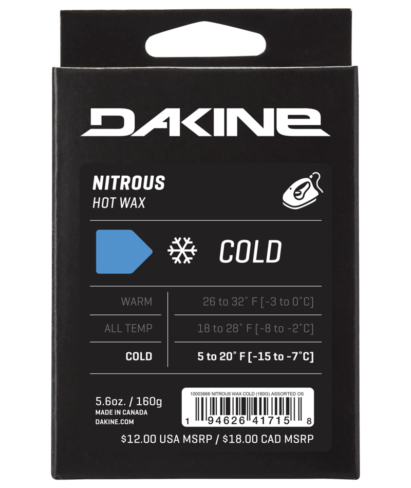 Dakine Nitrous Cold Wax 160 Gram in Assorted 2025