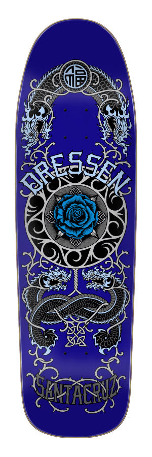 Santa Cruz Dressen Rose Crew One Shaped Skate Deck - M I L O S P O R T