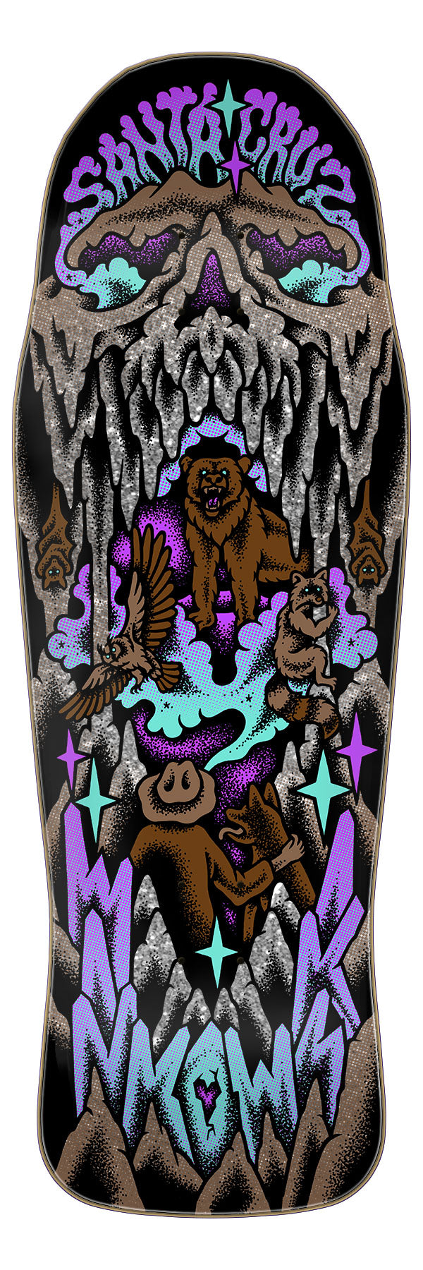 Santa Cruz Winkowski Crystal Cave Shaped Skate Deck - M I L O S P O R T