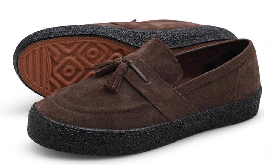 Last Resort AB VM 005 Loafer Suede Skate Shoe in Brown