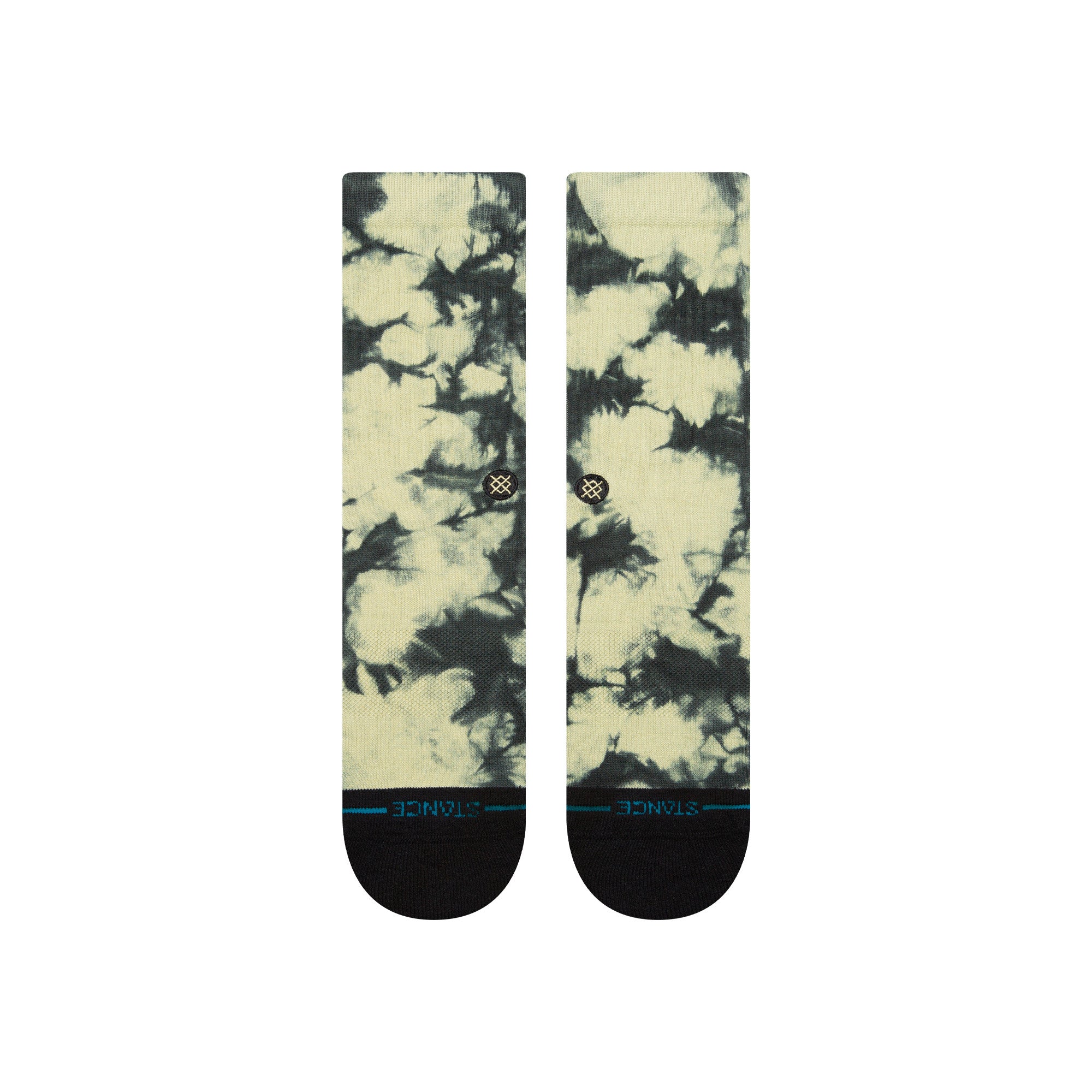 Stance Well Worn Socks in Green Black - M I L O S P O R T