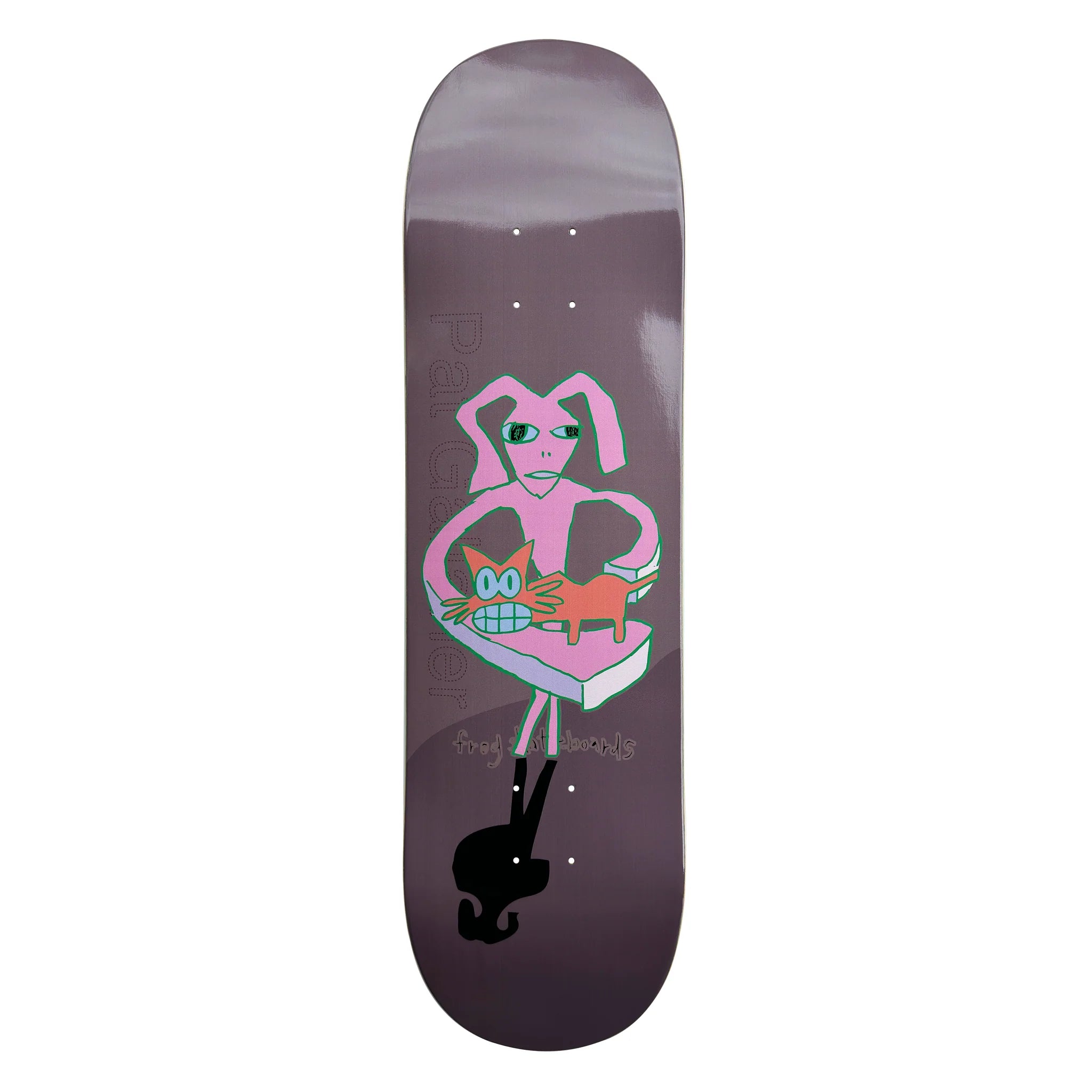 Frog Red Cat (Pat G) Skateboard Deck - M I L O S P O R T