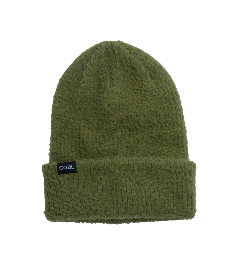 Coal Pearl Beanie in Olive - M I L O S P O R T