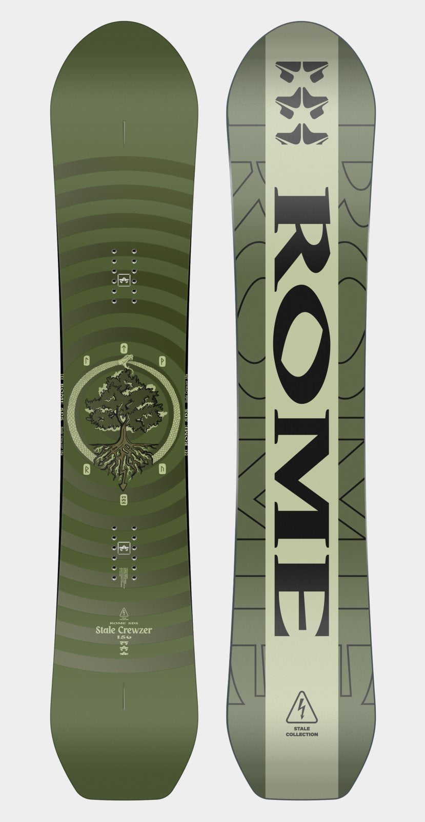 Rome Stale Crewzer Snowboard 2024 - M I L O S P O R T