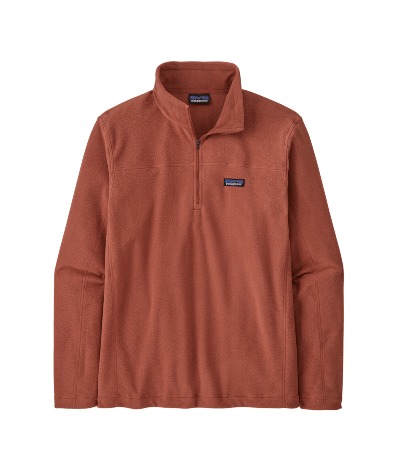 Patagonia Mens Micro D Fleece Pullover 2024 in Burl Red - M I L O S P O R T