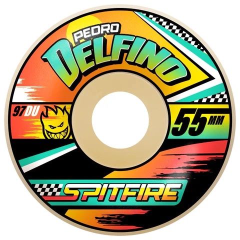 Spitfire Formula Four Pedro Delfino Turbo Radial Full 97DU Skate Wheel