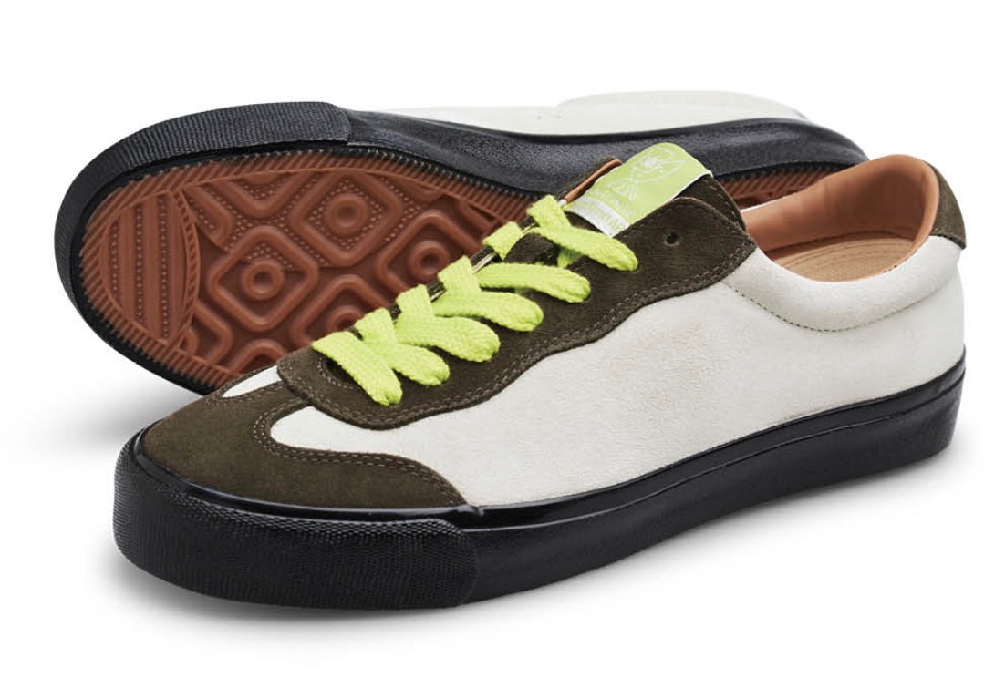 Last Resort AB VM 004 Milic Lo Suede Skate Shoe in Olive Cream and Black - M I L O S P O R T