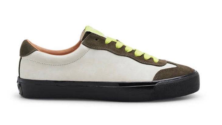 Last Resort AB VM 004 Milic Lo Suede Skate Shoe in Olive Cream and Black - M I L O S P O R T