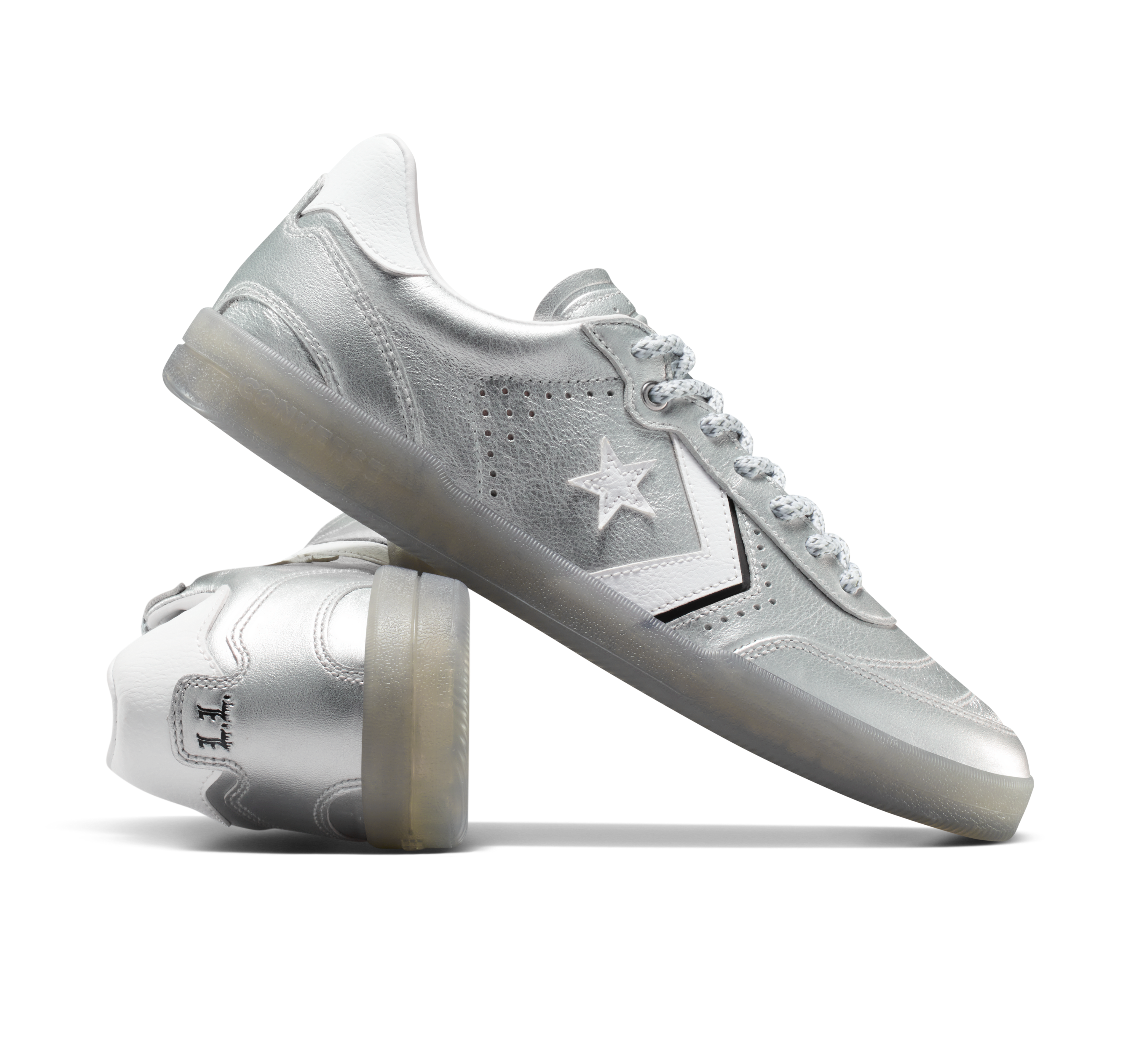 Converse Louie Lopez Pro 2 Ox in Silver White and Black