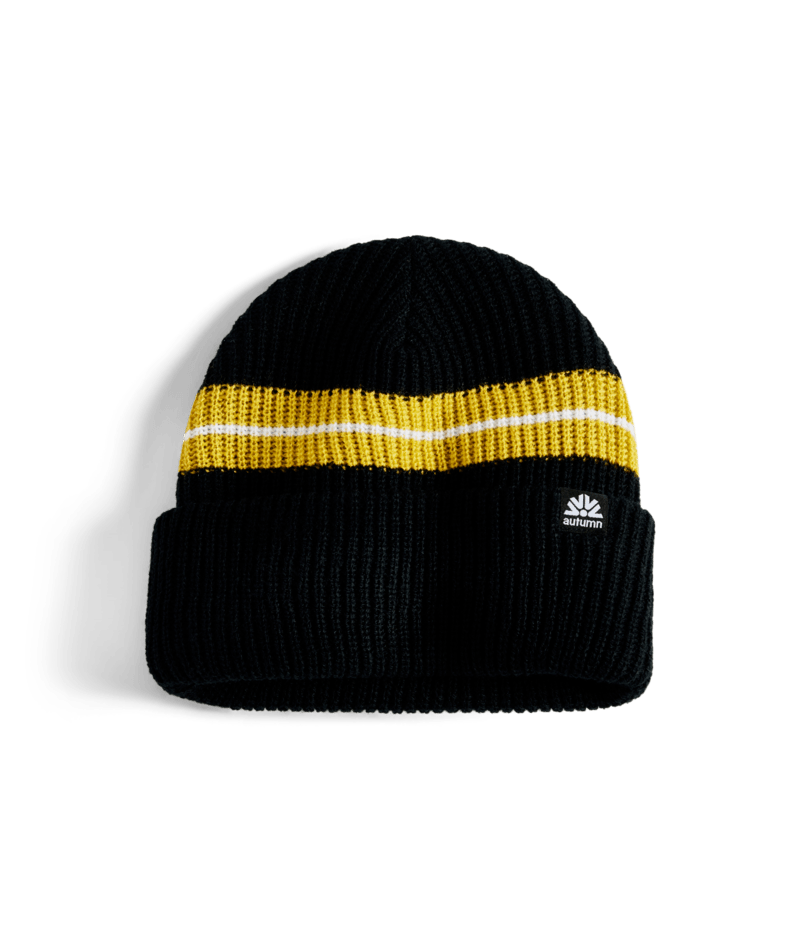 Autumn Simple Horizon Beanie in Black 2025