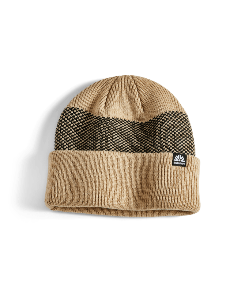 Autumn Simple Birdseye Beanie in Khaki 2025