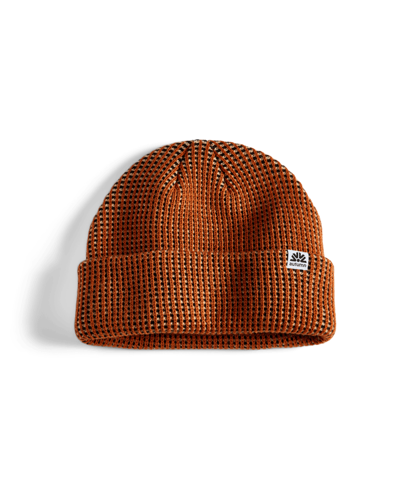 Autumn Simple Static Beanie in Rust 2025