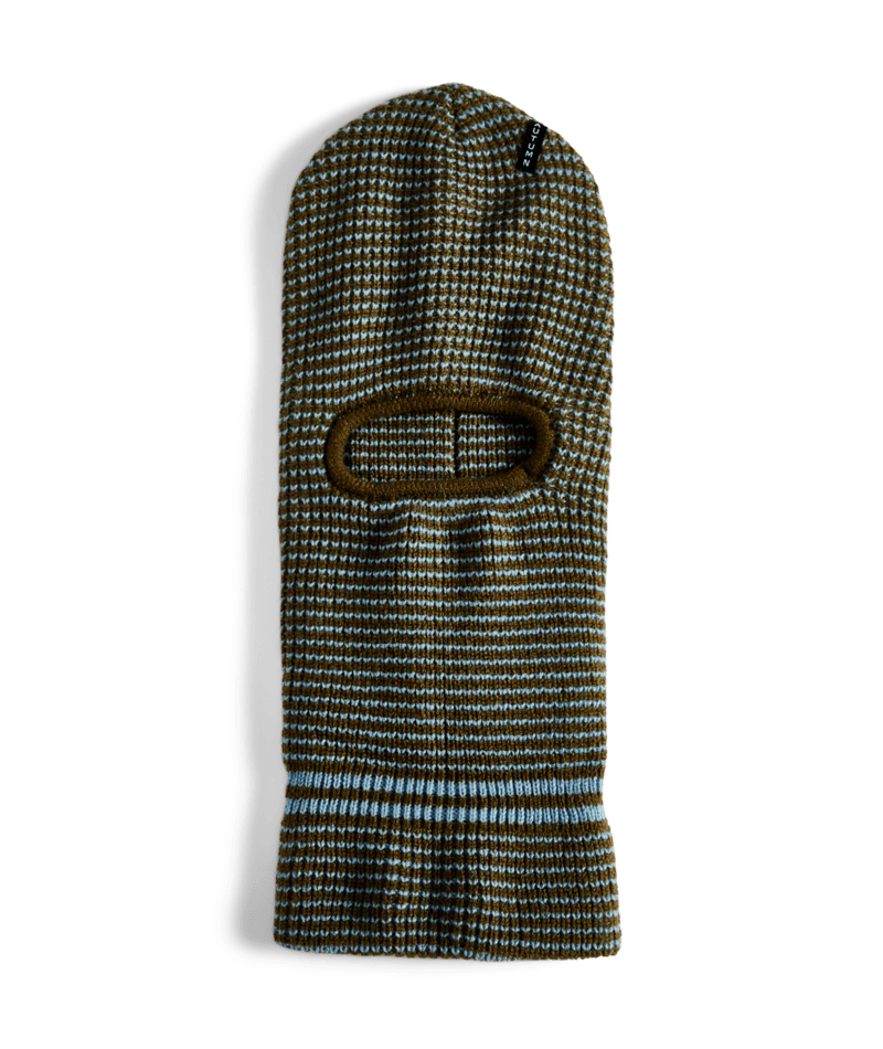 Autumn Stripe Balaclava in Army 2025