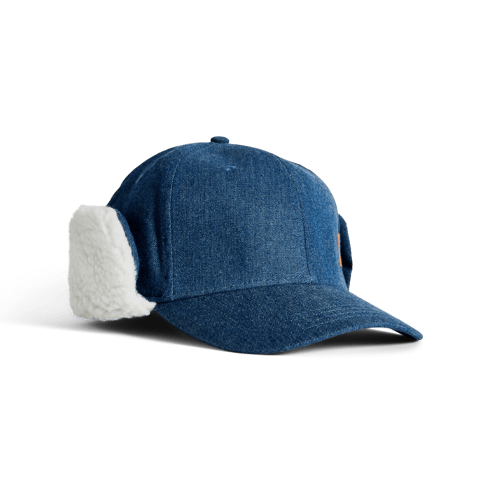 Autumn Denim Fleece Lined Hat in Denim 2025