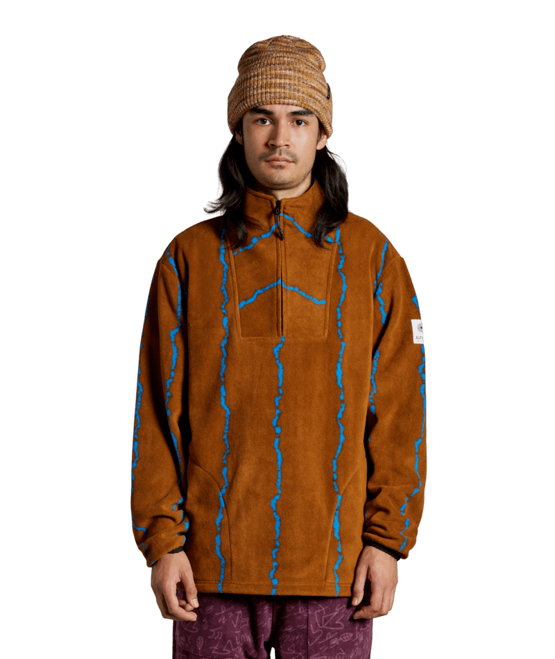 Autumn Vortex Fleece Jacket in Stripe 2025