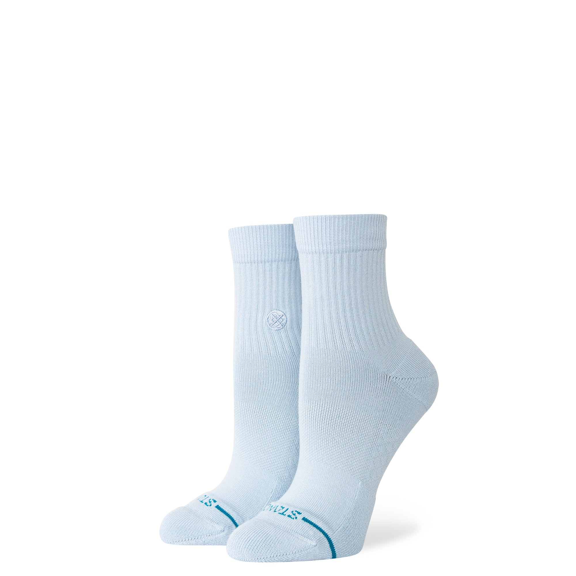 Stance Icon Quarter Socks in Ice Blue