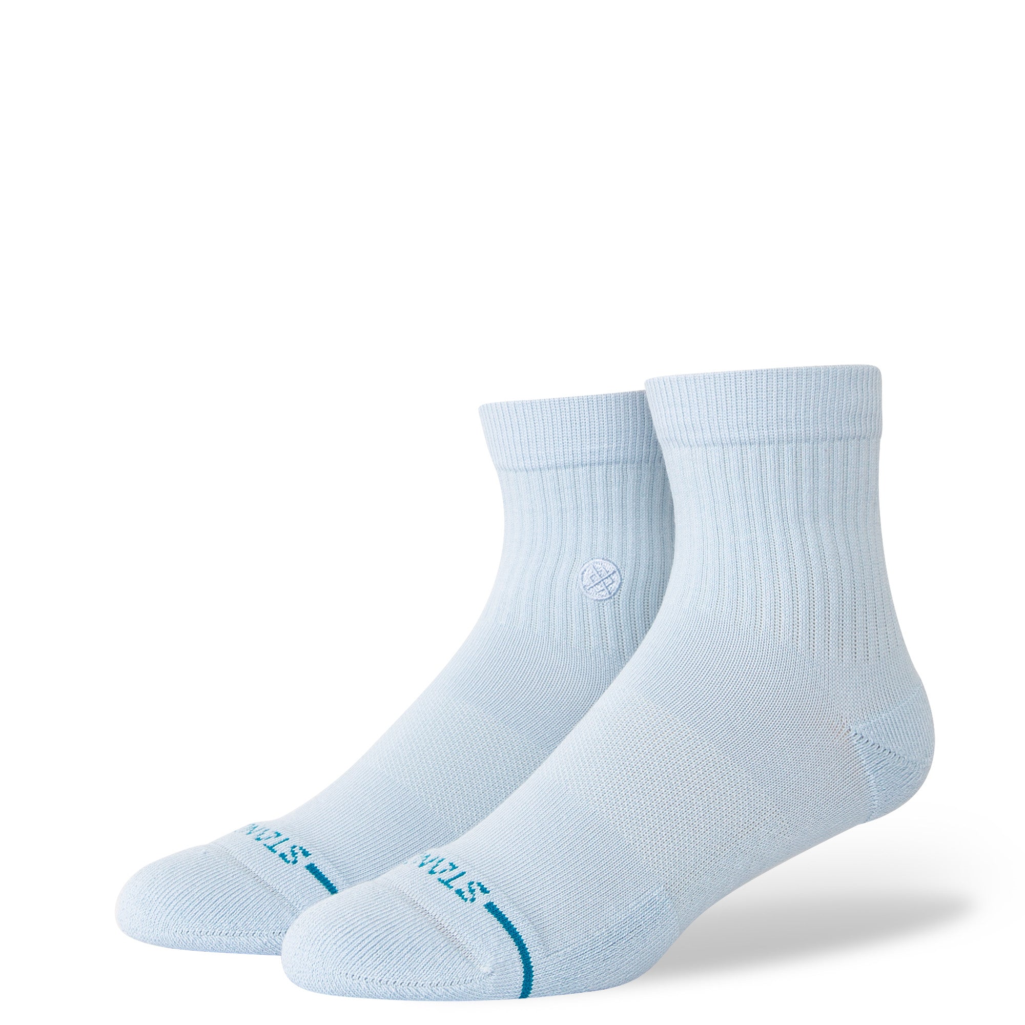 Stance Icon Quarter Socks in Ice Blue