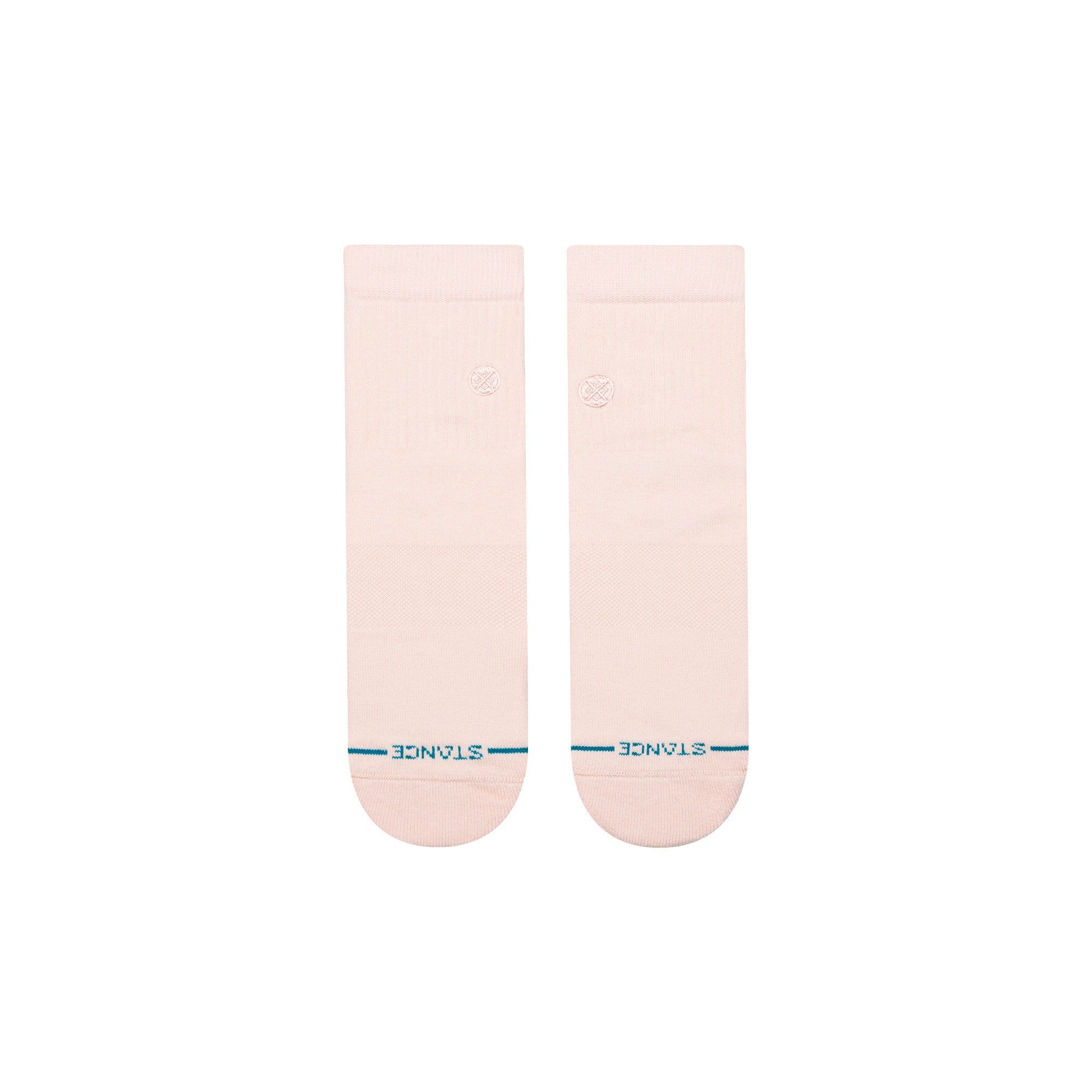 Stance Icon Quarter Socks in Pink