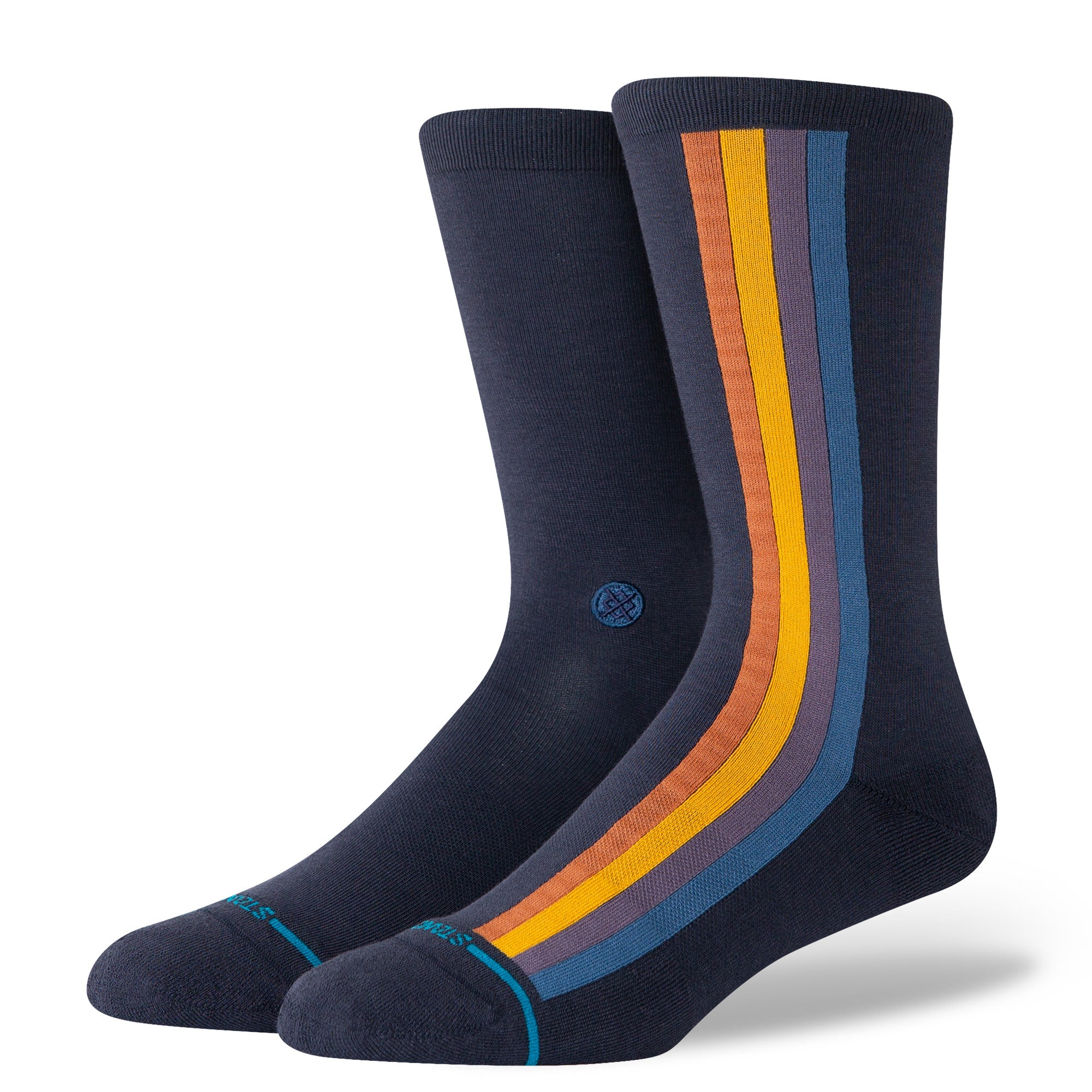 Stance Camino Crew Socks in Navy