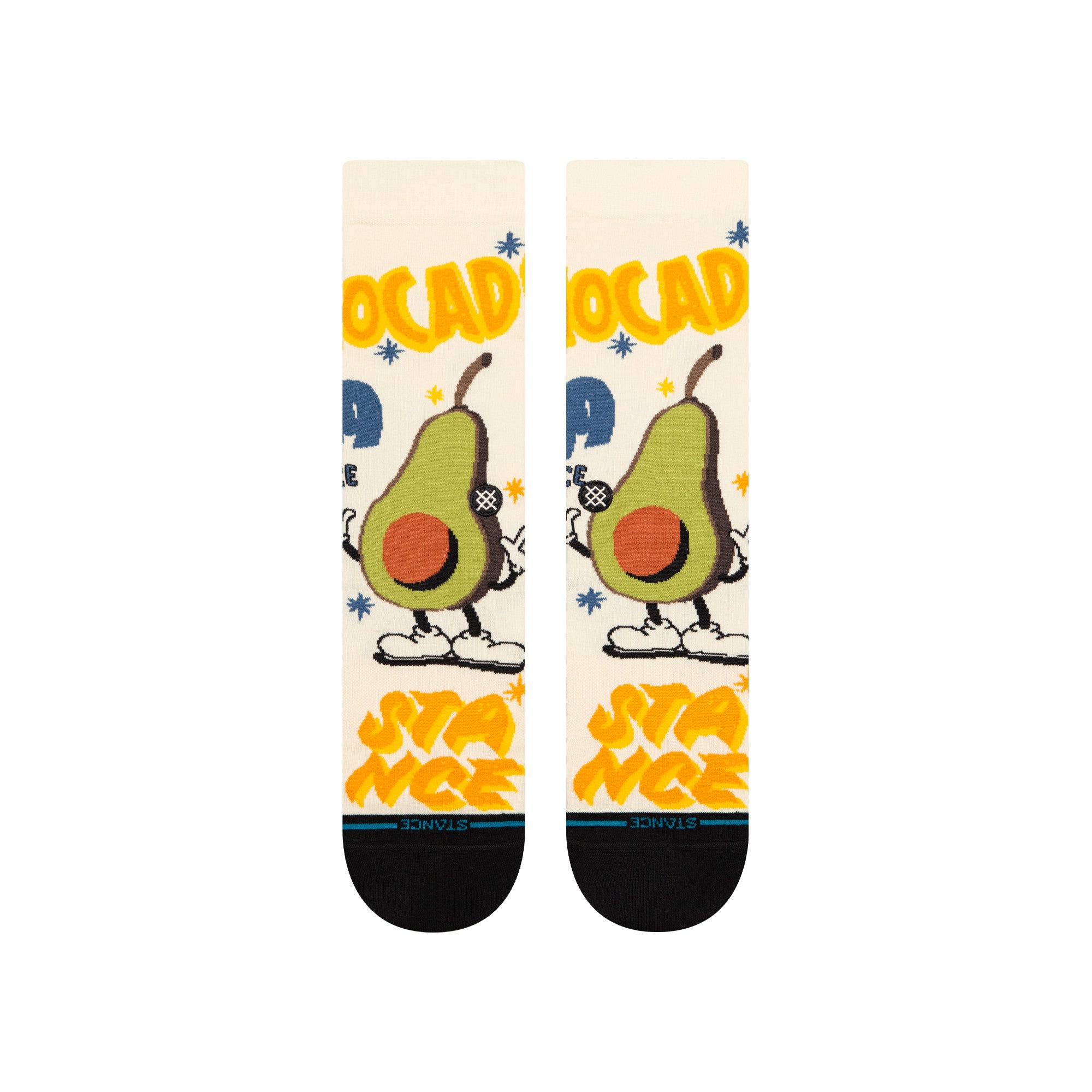 Stance Food Stand Crew Socks in Canvas