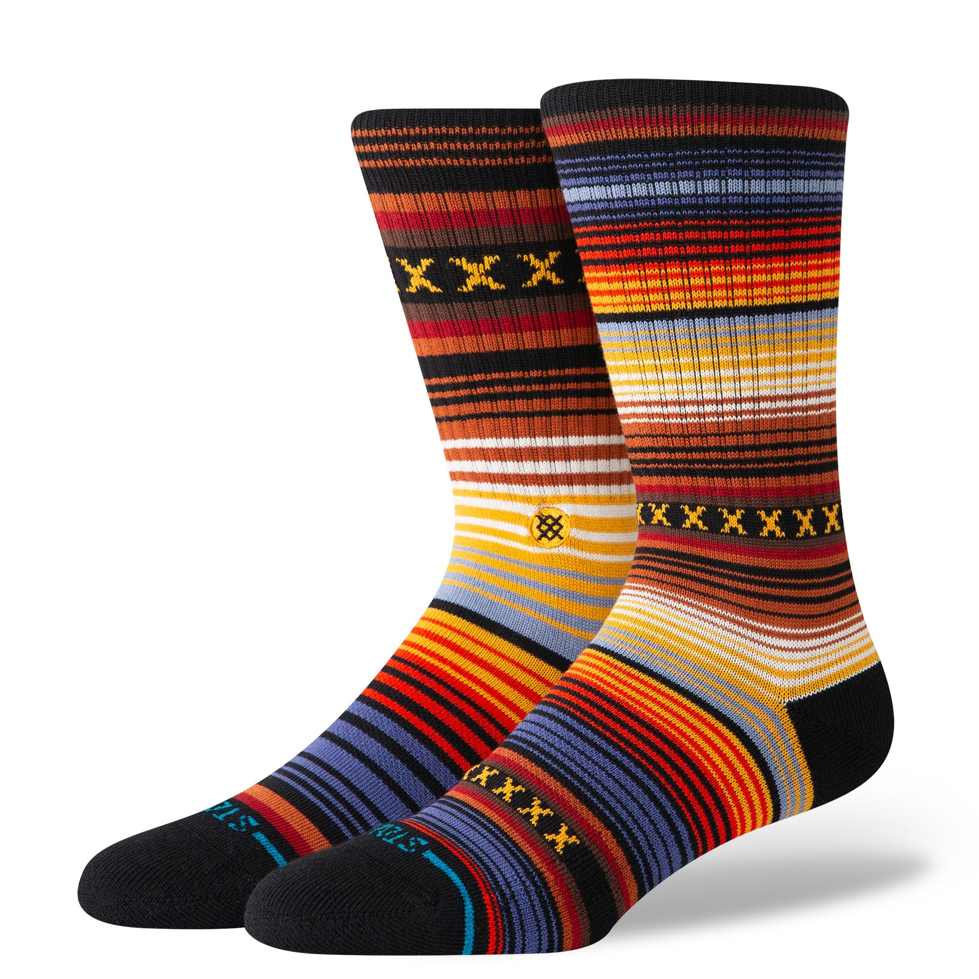 Stance Curren St Crew Sock in Indigo