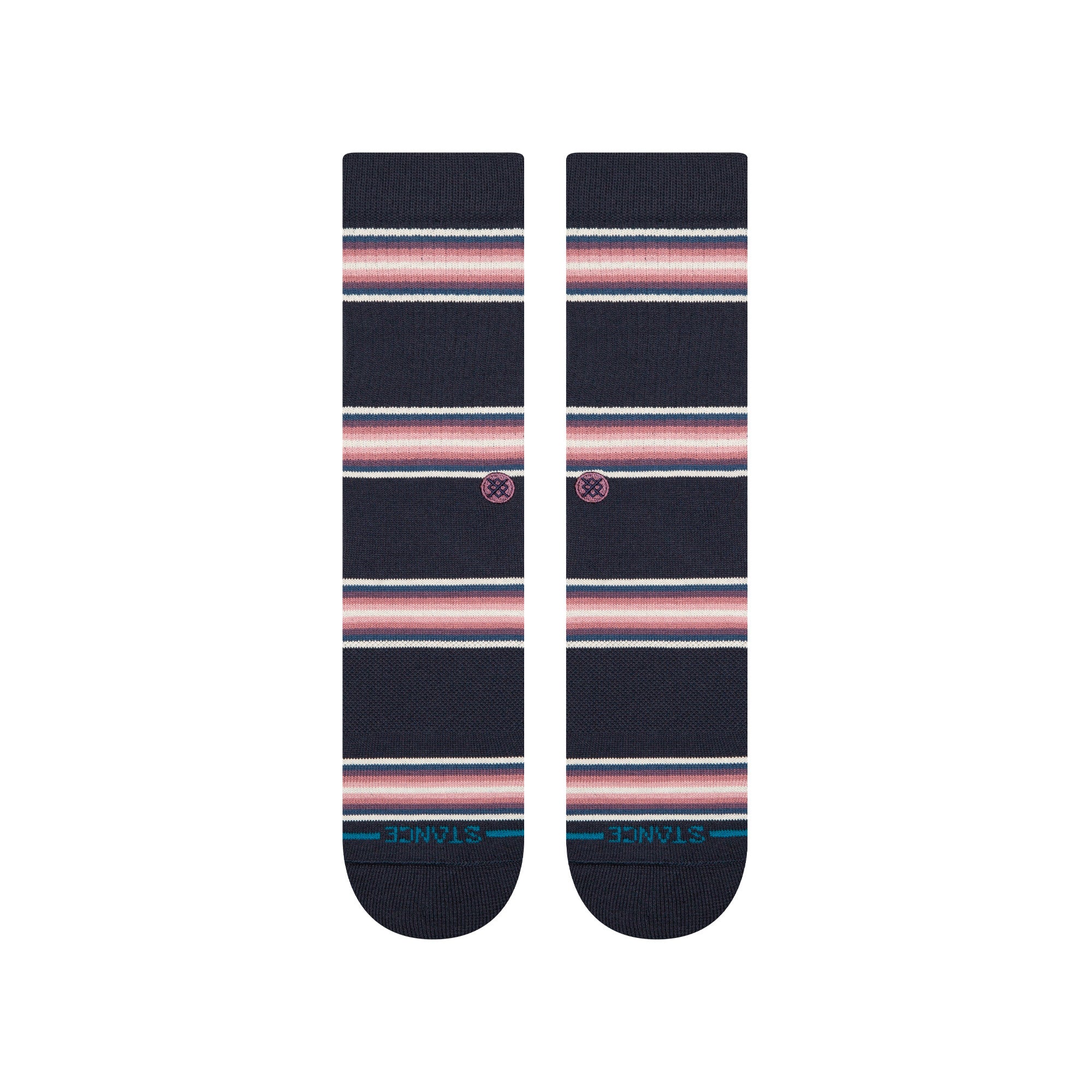 Stance Hill Top Crew Socks in Navy