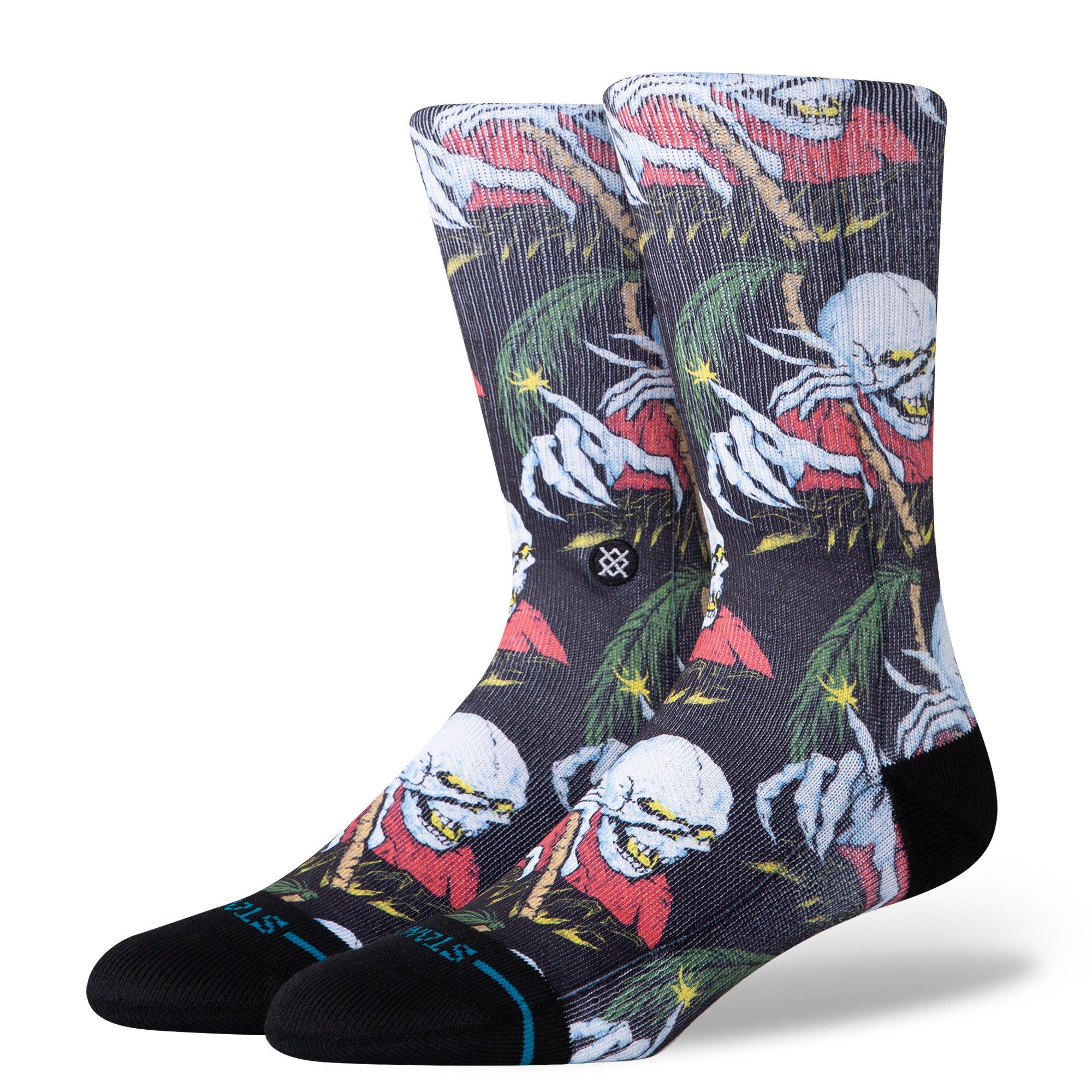 Stance Palm Slayer Crew Socks in Black