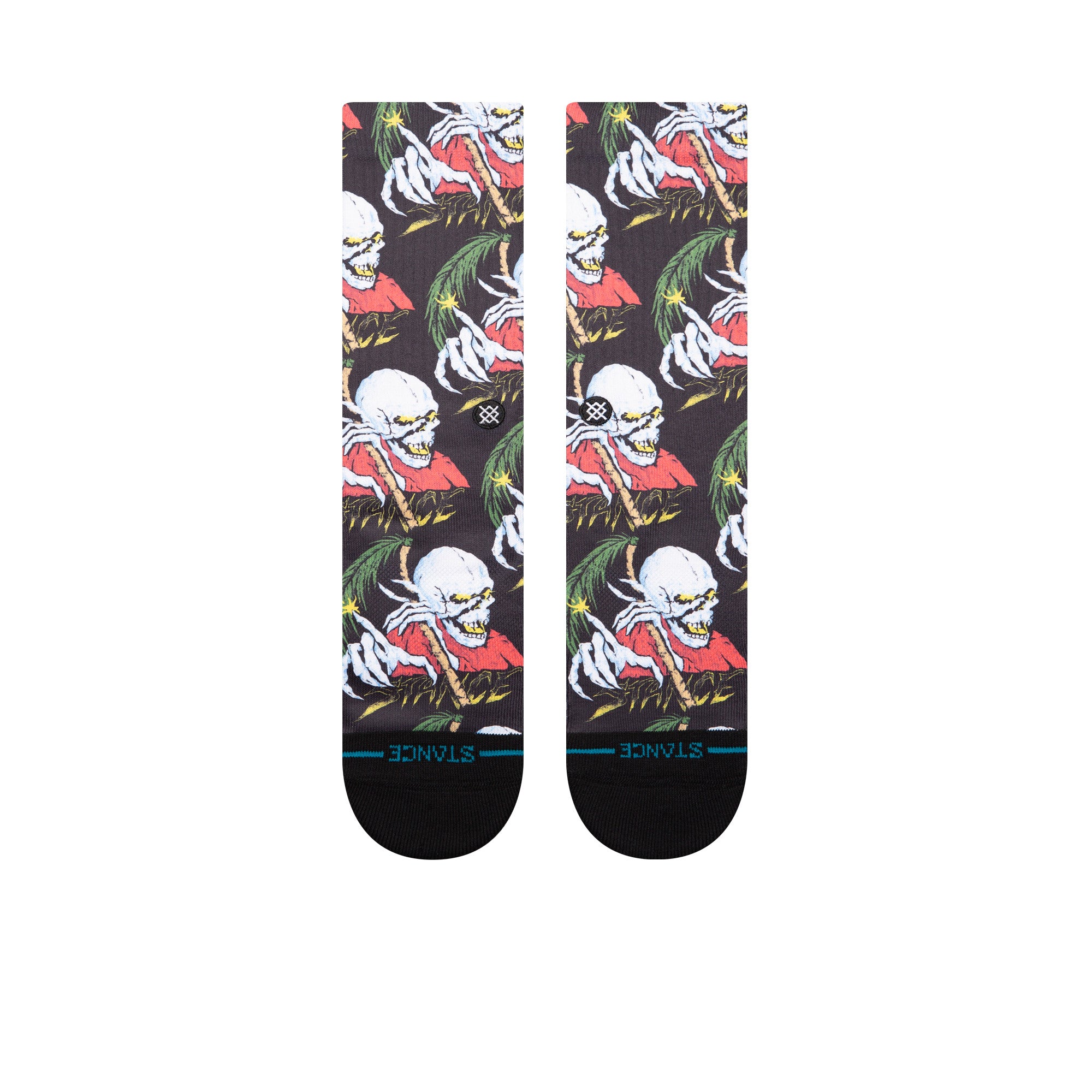 Stance Palm Slayer Crew Socks in Black