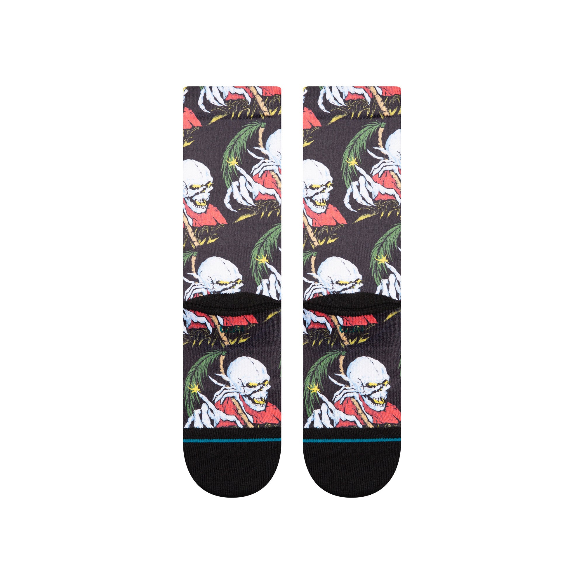 Stance Palm Slayer Crew Socks in Black