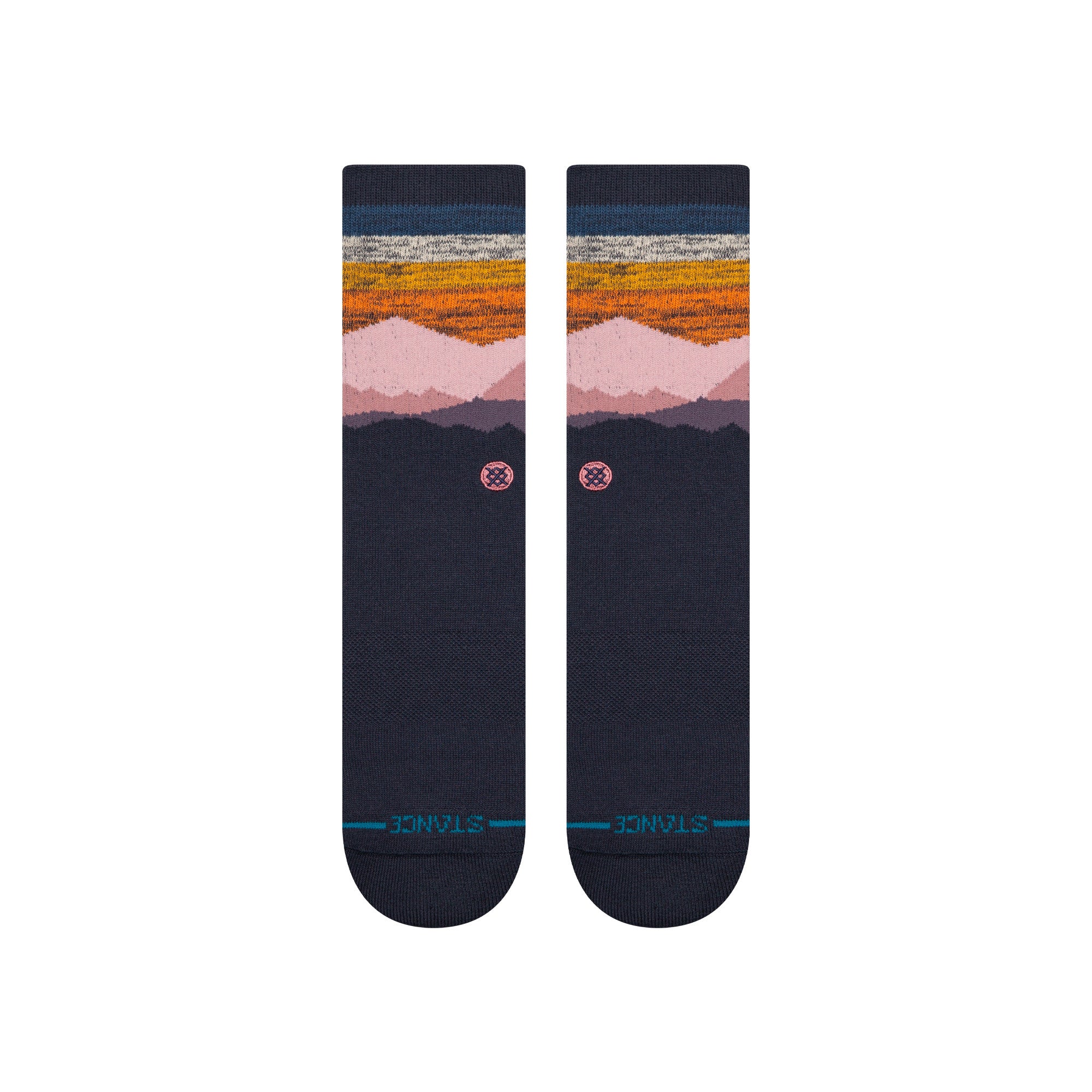 Stance Saddleback Crew Socks in Navy