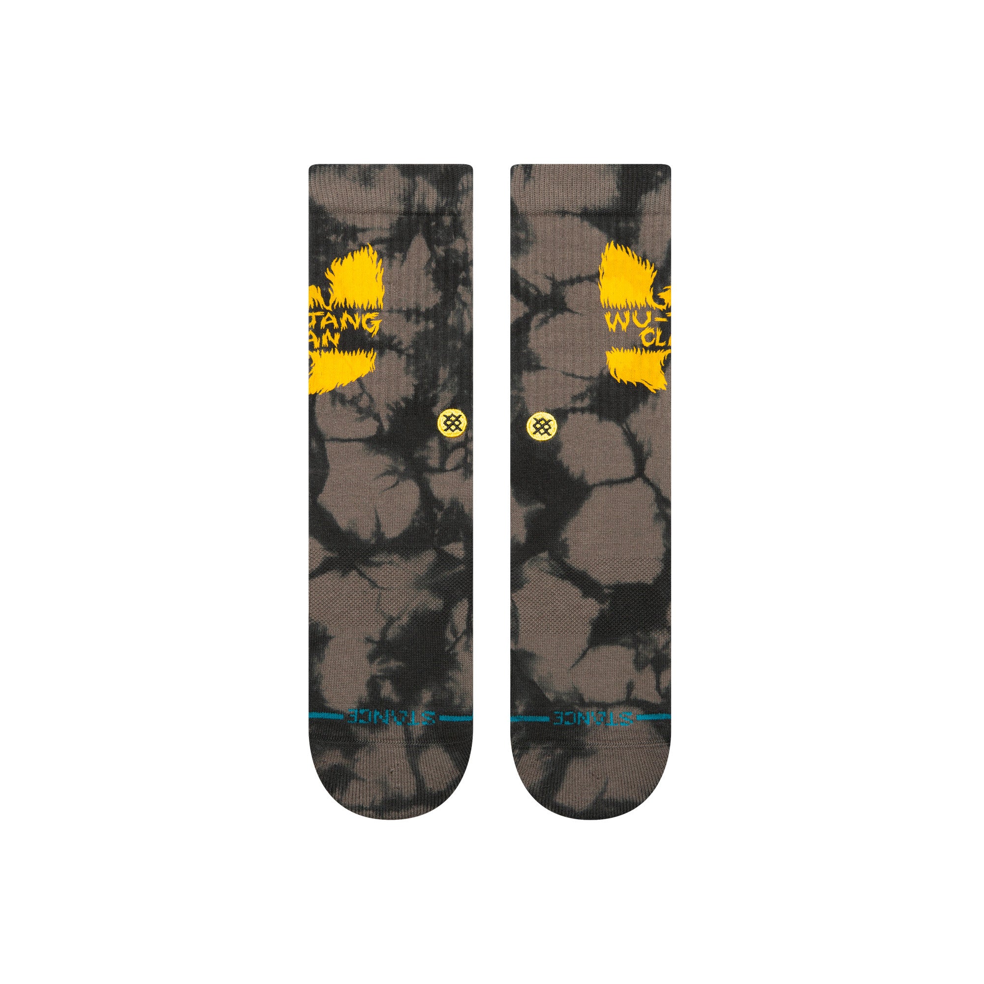 Stance Shaolin Slums Crew Socks in Black