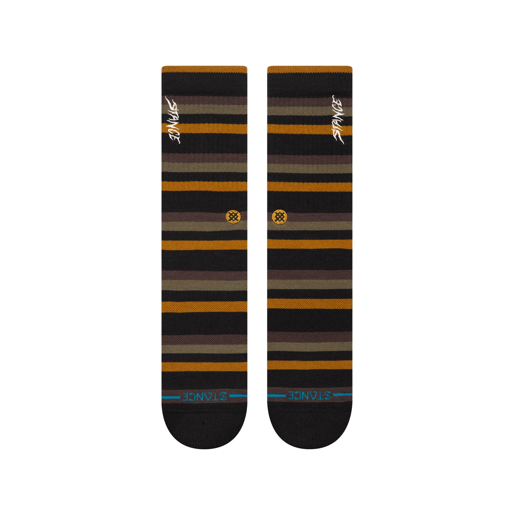 Stance Slipping Crew Socks in Black