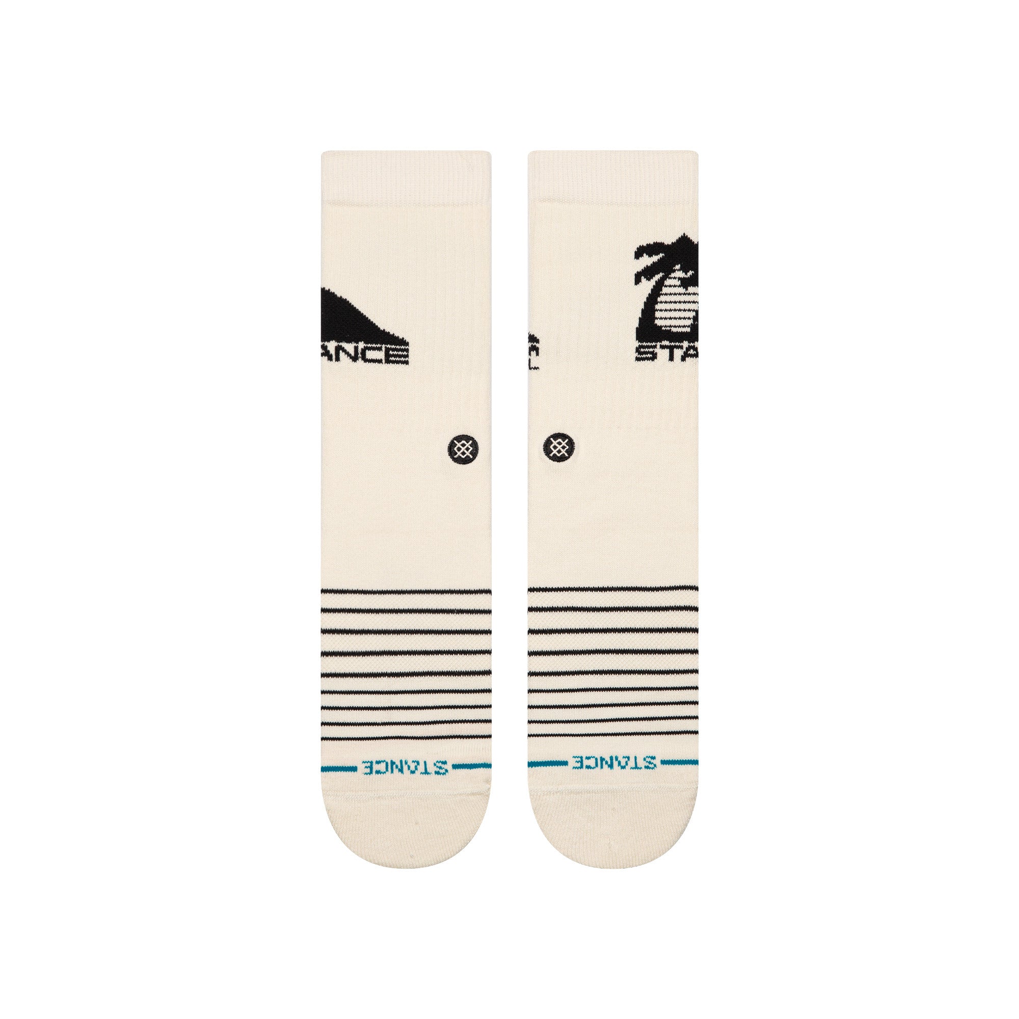 Stance Street Sign Crew Socks in Canvas